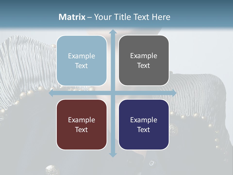 Accessory Femininity Model PowerPoint Template