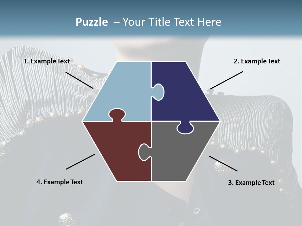 Accessory Femininity Model PowerPoint Template