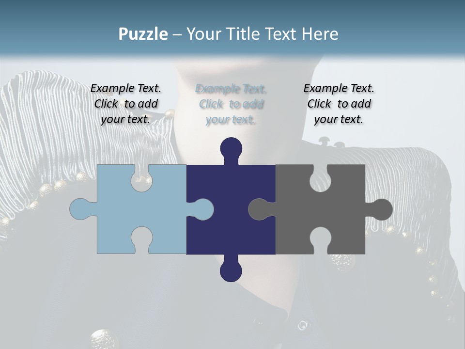 Accessory Femininity Model PowerPoint Template