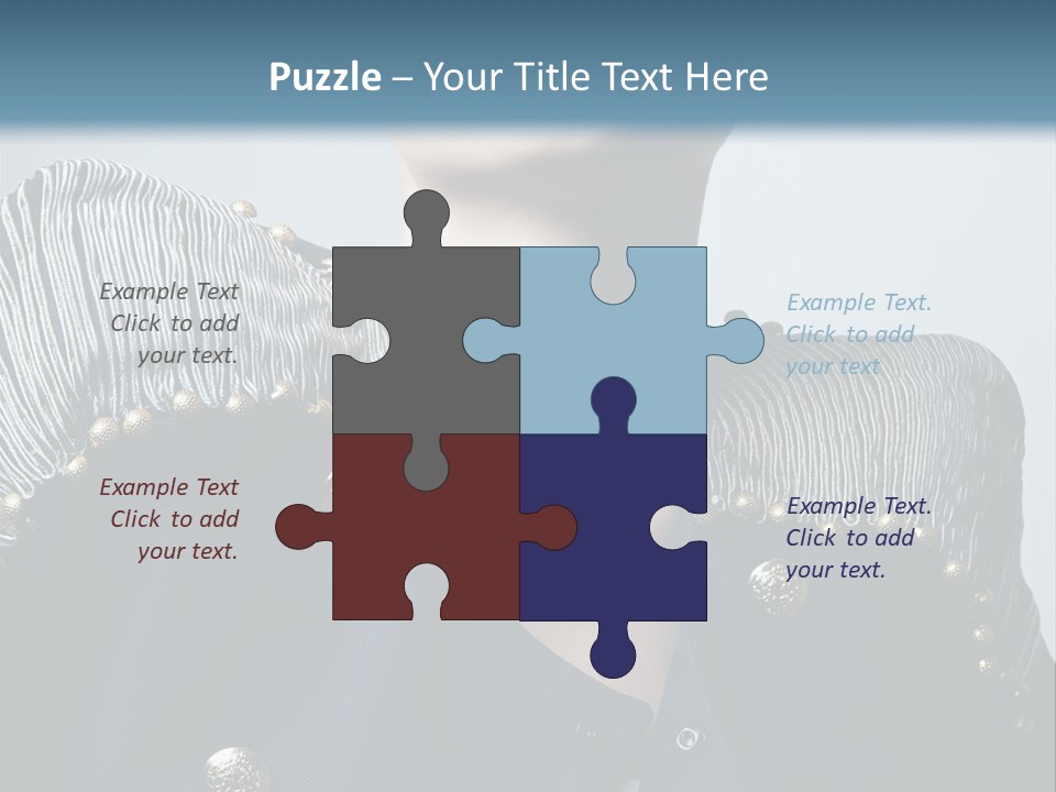 Accessory Femininity Model PowerPoint Template