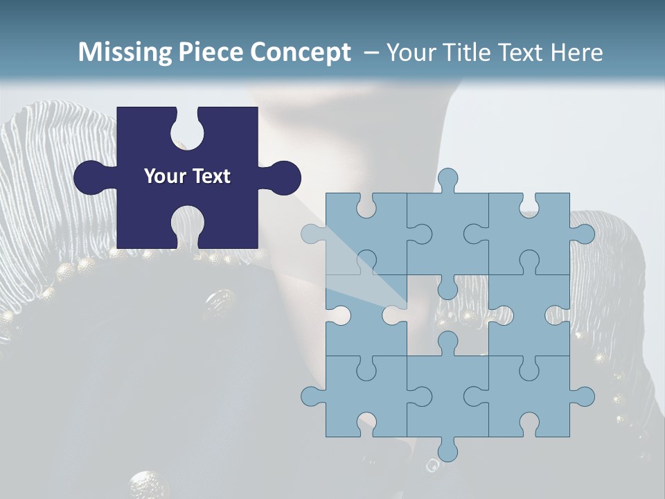 Accessory Femininity Model PowerPoint Template