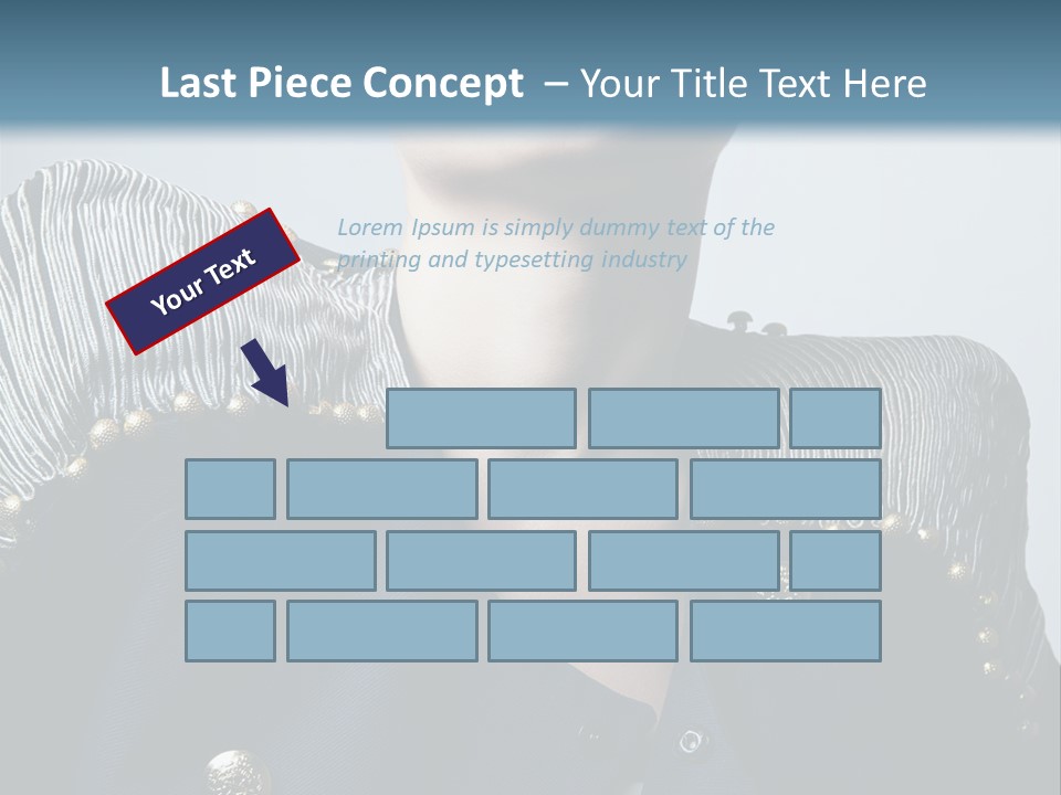 Accessory Femininity Model PowerPoint Template