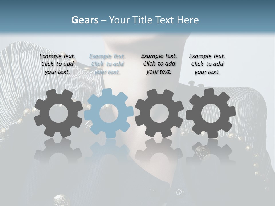 Accessory Femininity Model PowerPoint Template