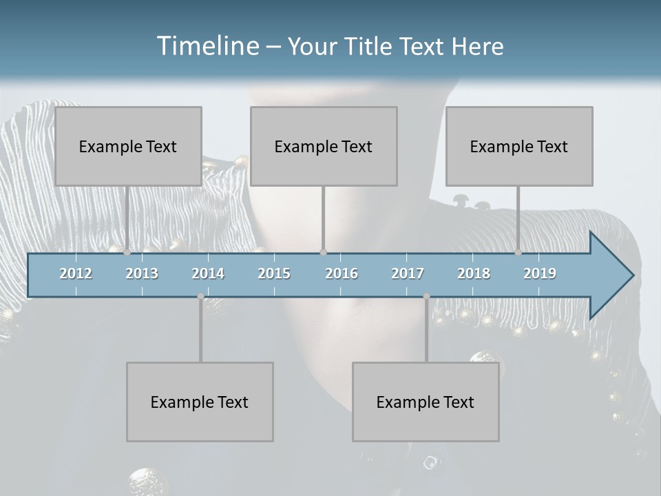 Accessory Femininity Model PowerPoint Template