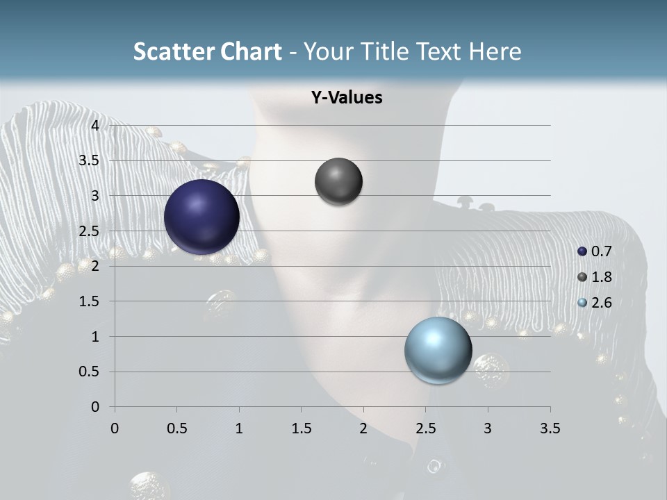 Accessory Femininity Model PowerPoint Template