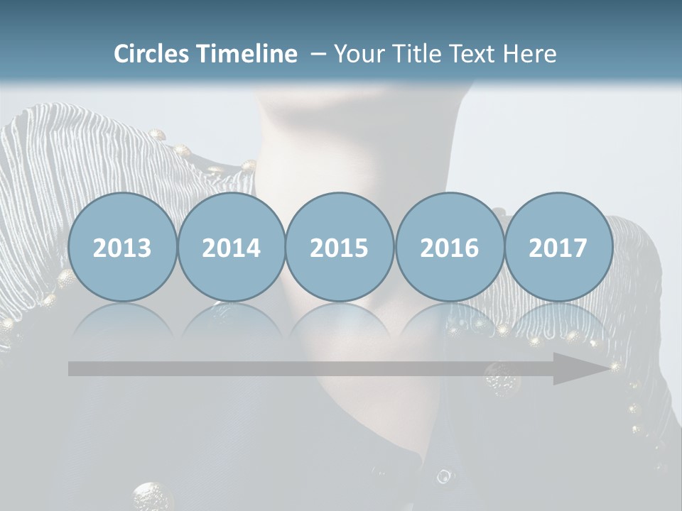 Accessory Femininity Model PowerPoint Template
