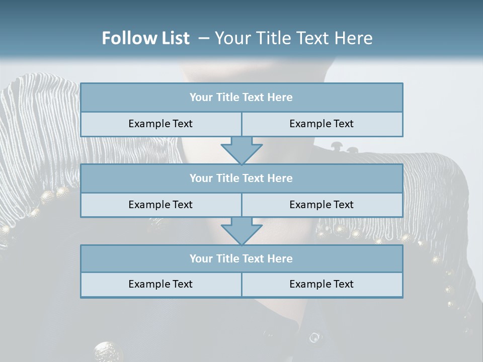 Accessory Femininity Model PowerPoint Template