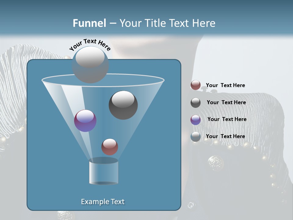 Accessory Femininity Model PowerPoint Template