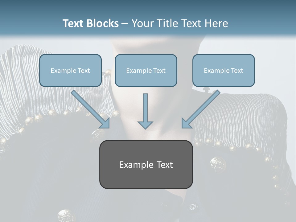 Accessory Femininity Model PowerPoint Template