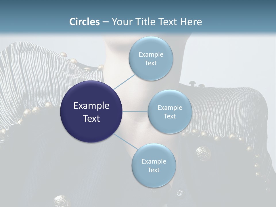 Accessory Femininity Model PowerPoint Template