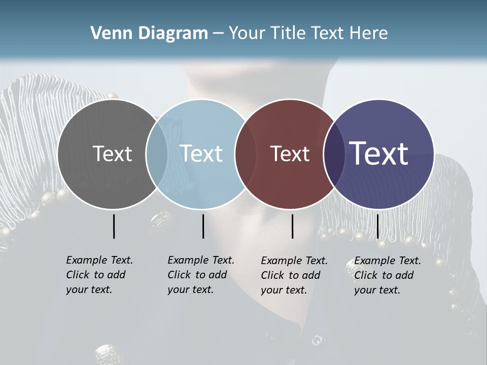 Accessory Femininity Model PowerPoint Template