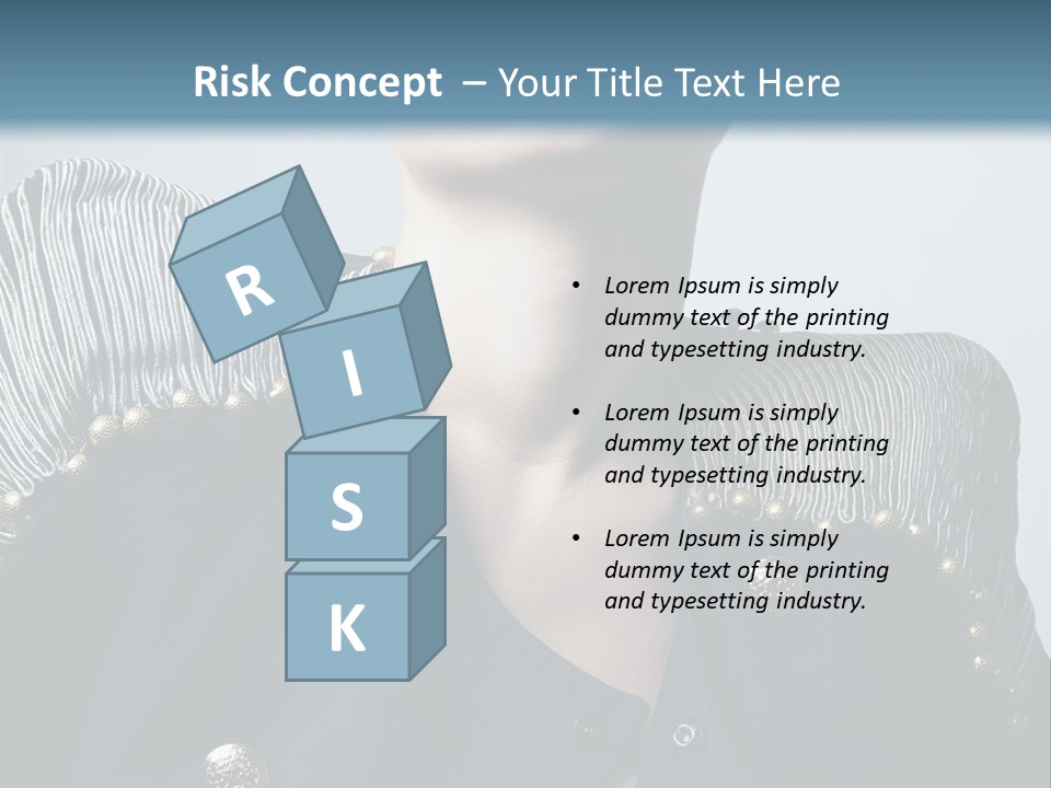 Accessory Femininity Model PowerPoint Template