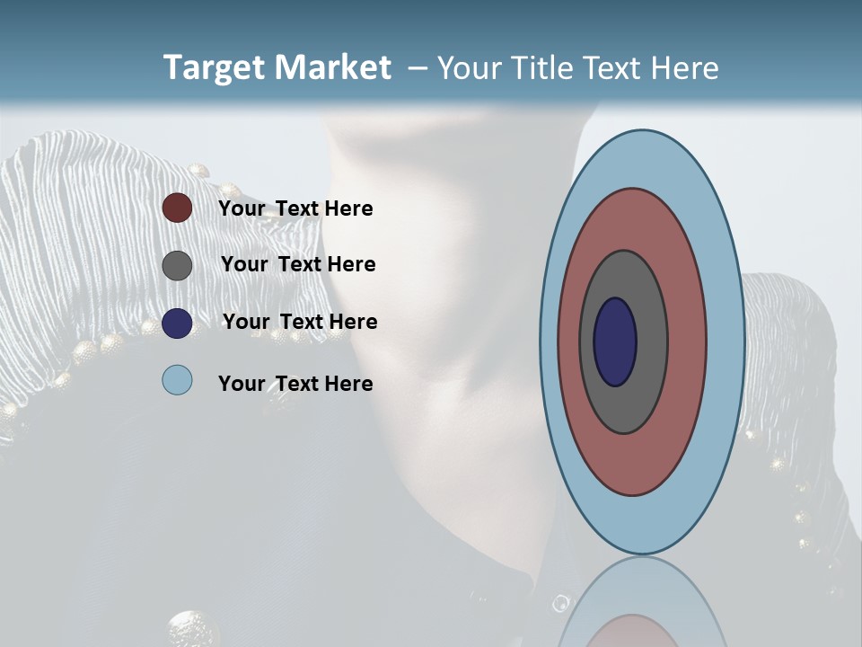 Accessory Femininity Model PowerPoint Template