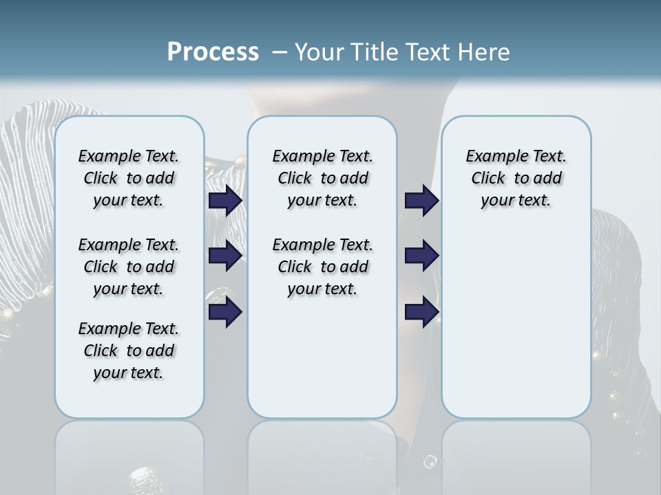 Accessory Femininity Model PowerPoint Template