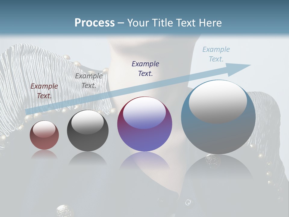 Accessory Femininity Model PowerPoint Template