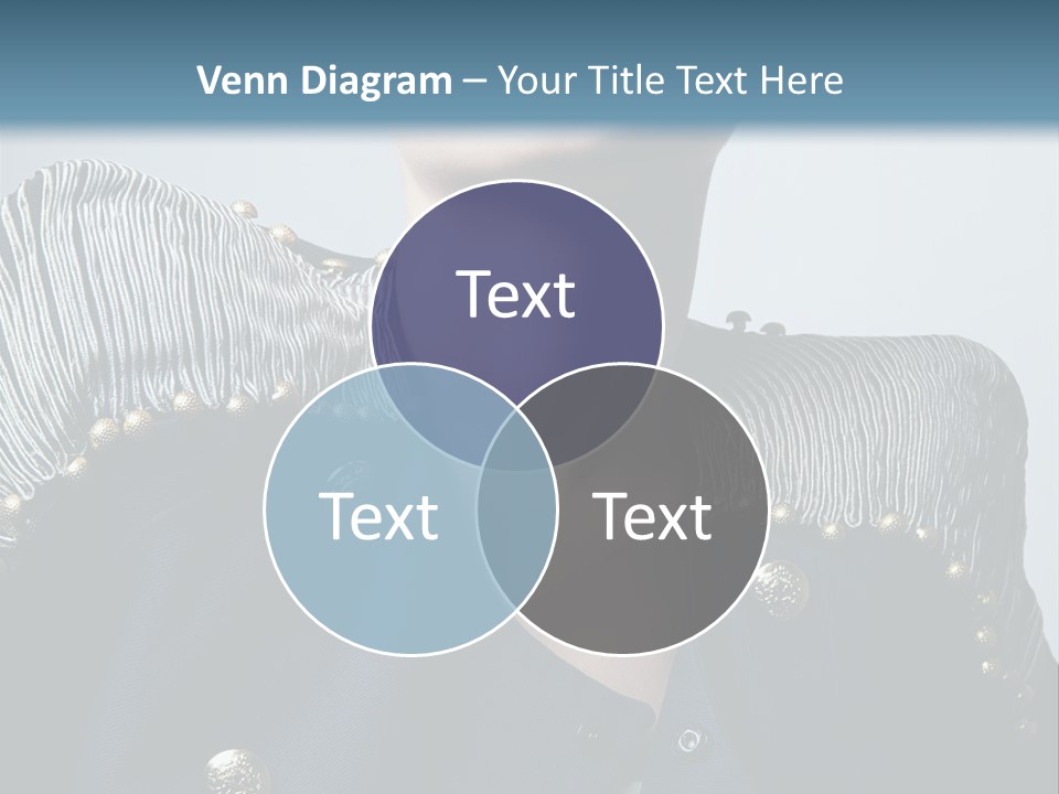 Accessory Femininity Model PowerPoint Template