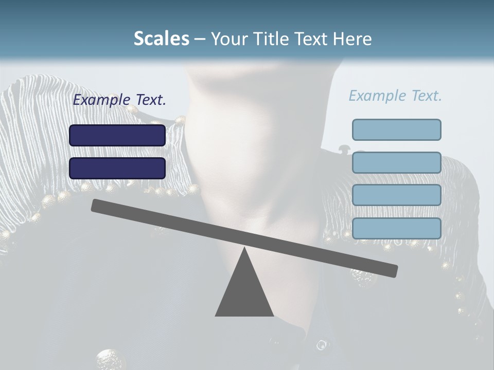 Accessory Femininity Model PowerPoint Template
