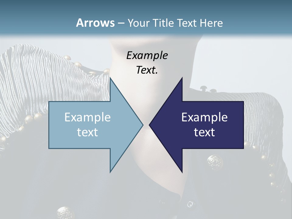 Accessory Femininity Model PowerPoint Template