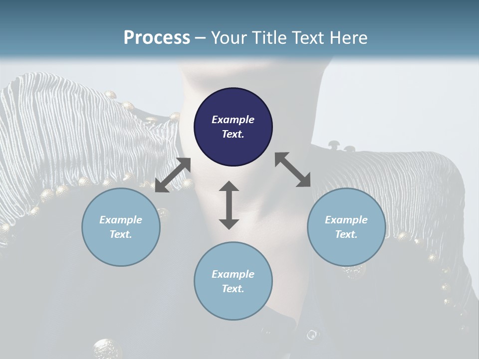 Accessory Femininity Model PowerPoint Template