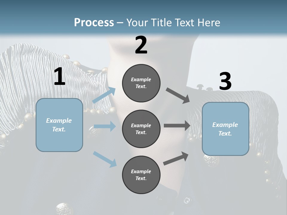 Accessory Femininity Model PowerPoint Template