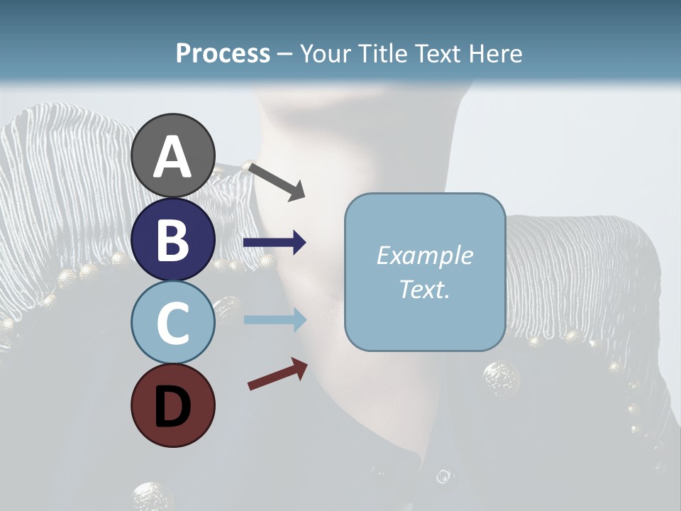 Accessory Femininity Model PowerPoint Template