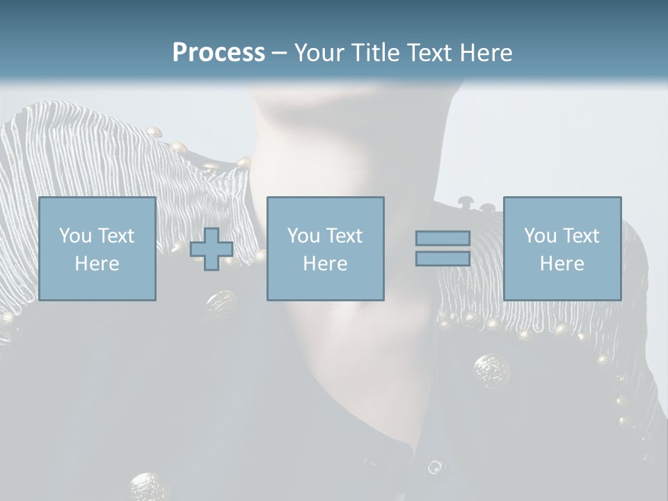 Accessory Femininity Model PowerPoint Template