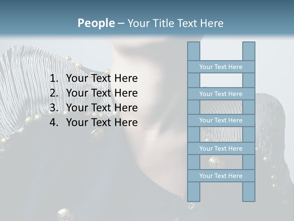 Accessory Femininity Model PowerPoint Template