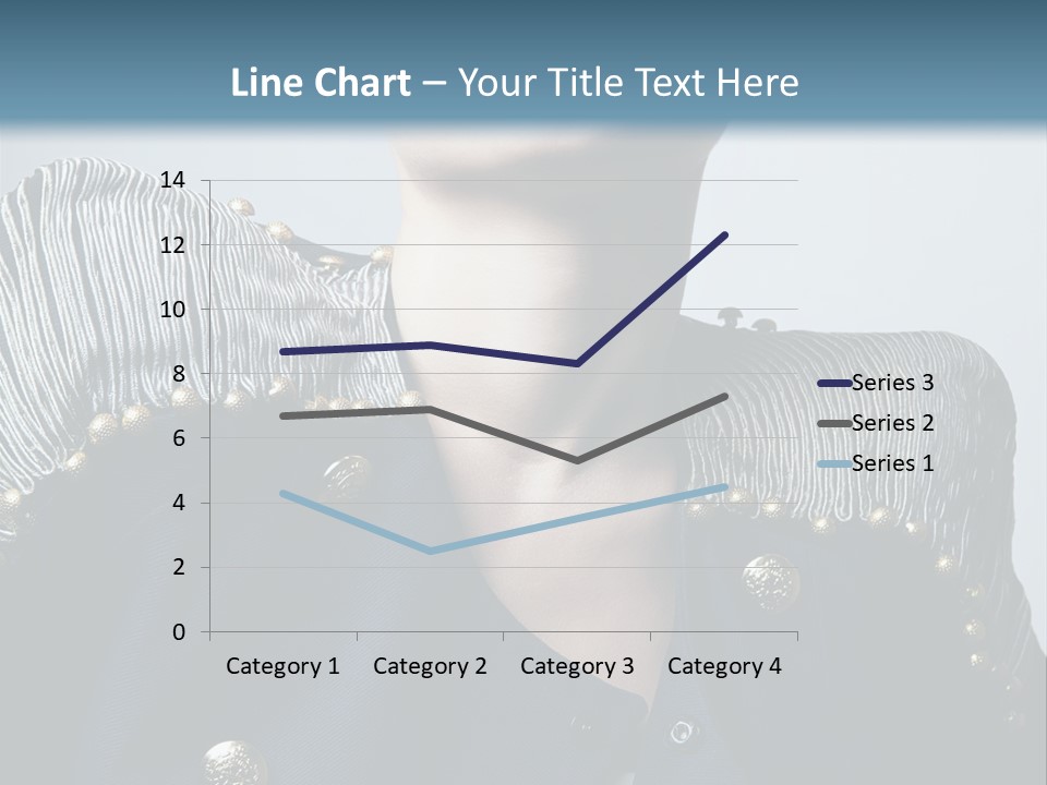 Accessory Femininity Model PowerPoint Template