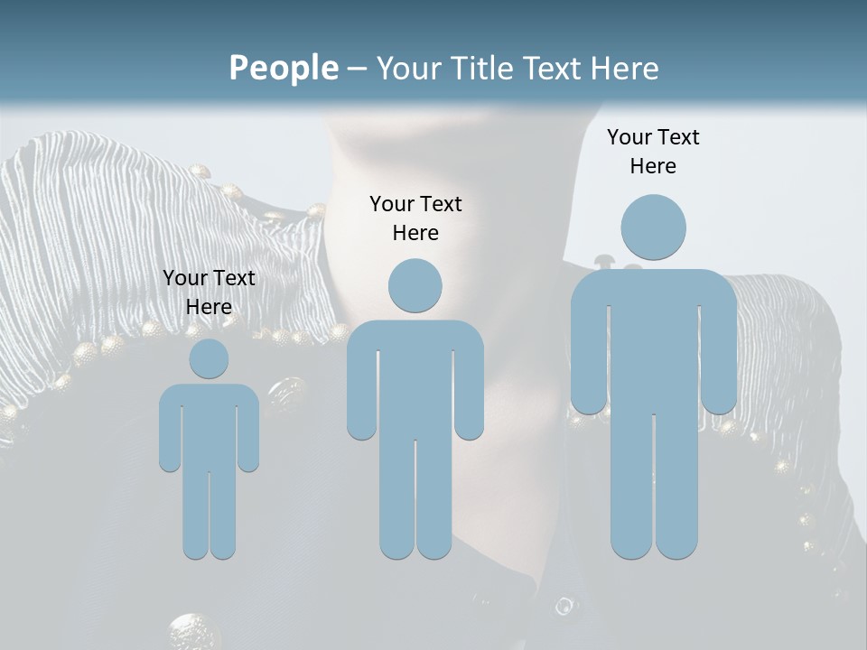 Accessory Femininity Model PowerPoint Template