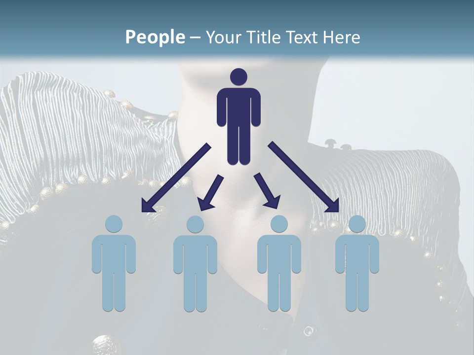 Accessory Femininity Model PowerPoint Template