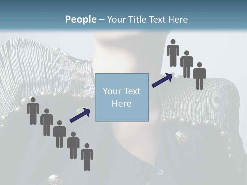Accessory Femininity Model PowerPoint Template