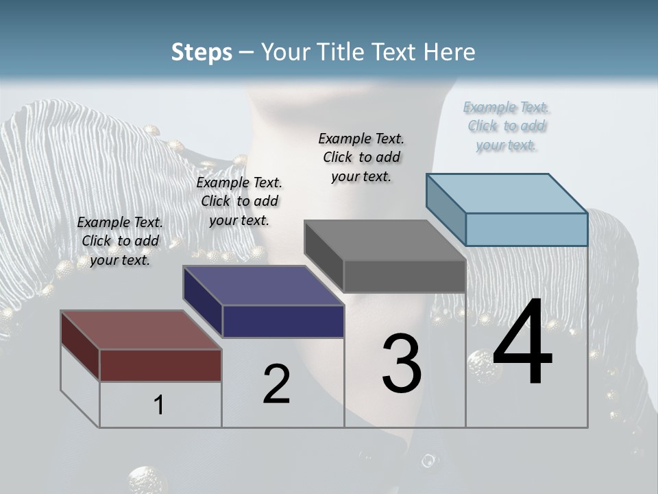Accessory Femininity Model PowerPoint Template