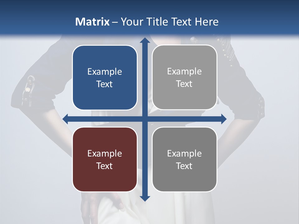 Femininity Black Woman PowerPoint Template