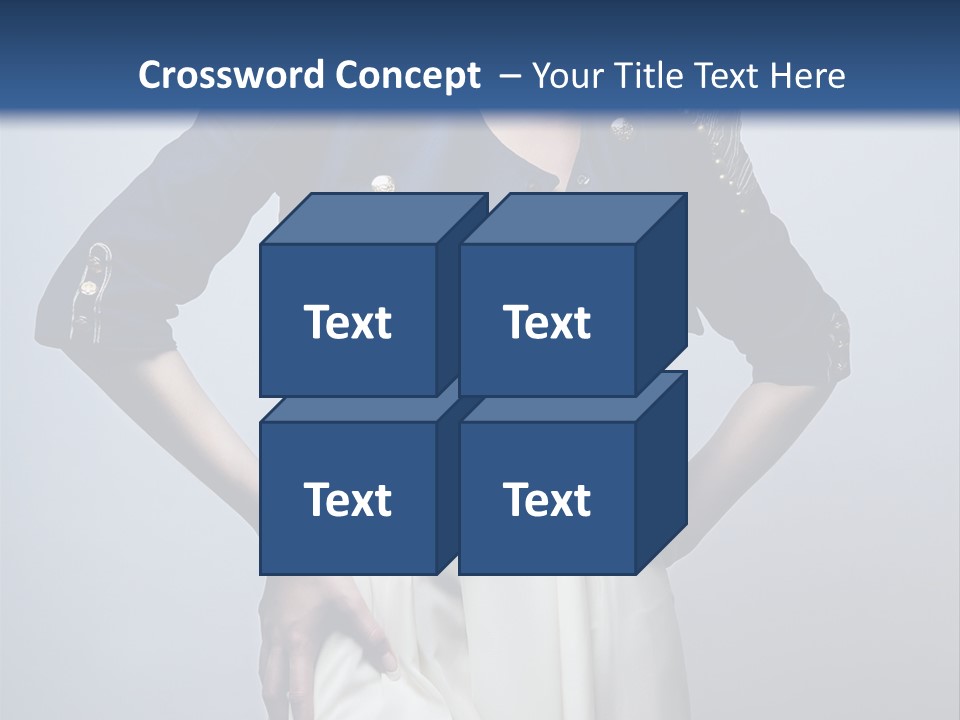 Femininity Black Woman PowerPoint Template