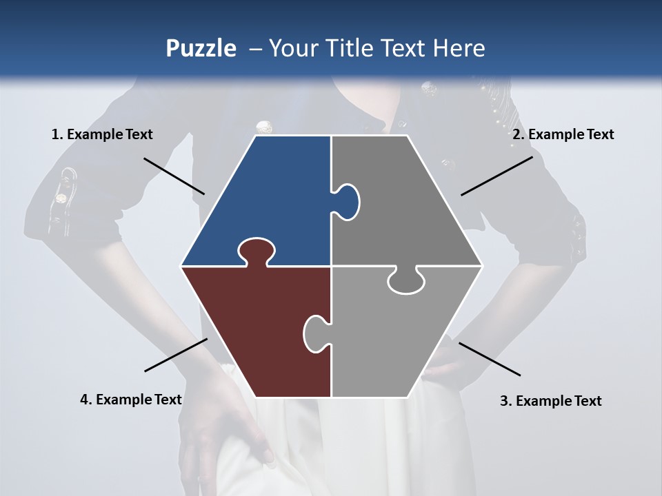 Femininity Black Woman PowerPoint Template