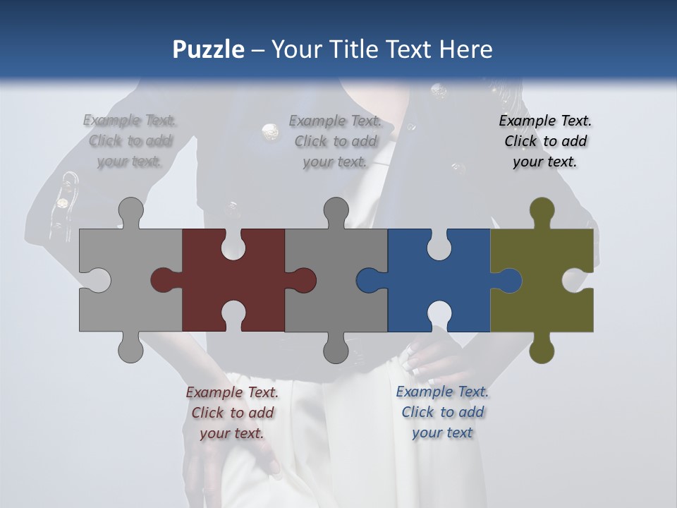 Femininity Black Woman PowerPoint Template