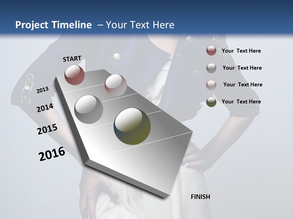 Femininity Black Woman PowerPoint Template