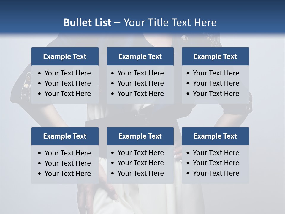 Femininity Black Woman PowerPoint Template