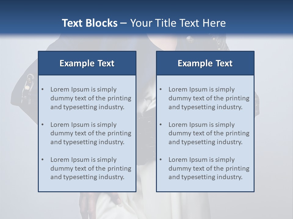 Femininity Black Woman PowerPoint Template