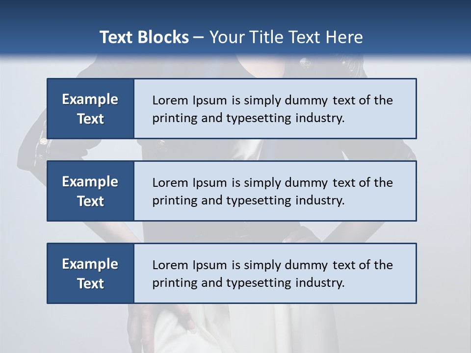 Femininity Black Woman PowerPoint Template