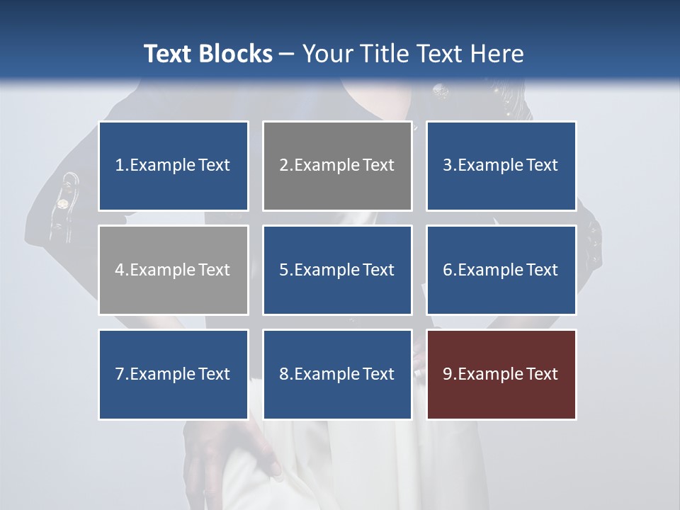 Femininity Black Woman PowerPoint Template