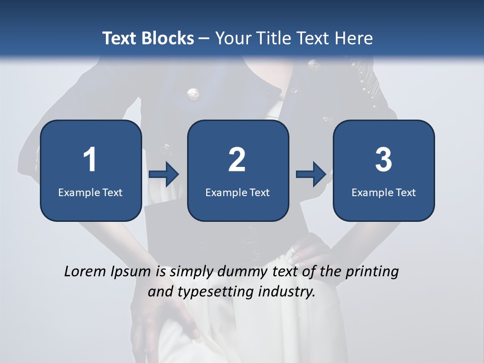 Femininity Black Woman PowerPoint Template