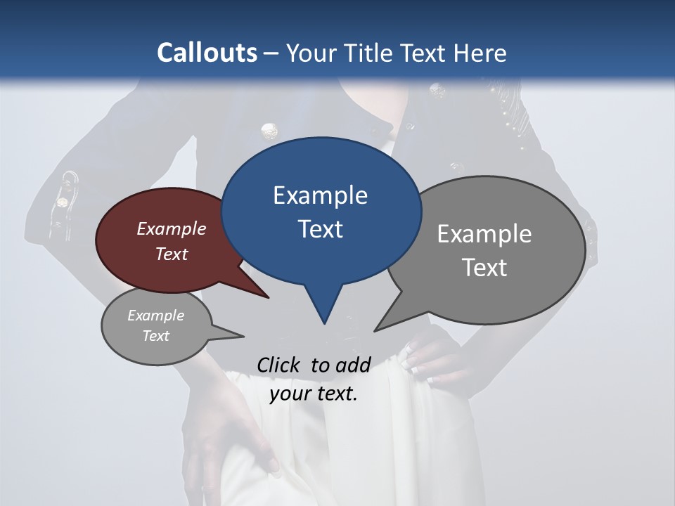 Femininity Black Woman PowerPoint Template