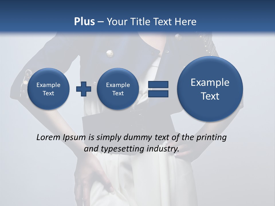 Femininity Black Woman PowerPoint Template