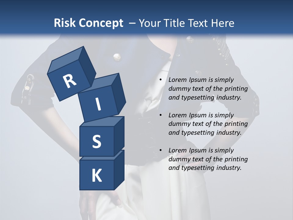 Femininity Black Woman PowerPoint Template