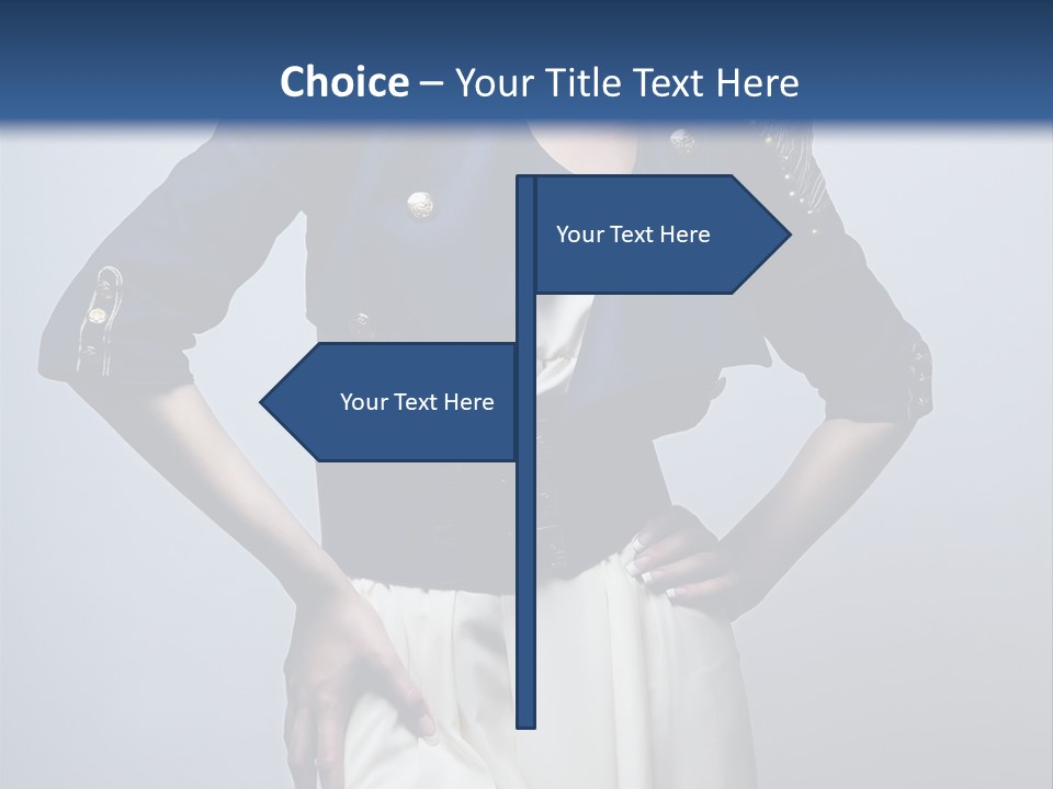 Femininity Black Woman PowerPoint Template