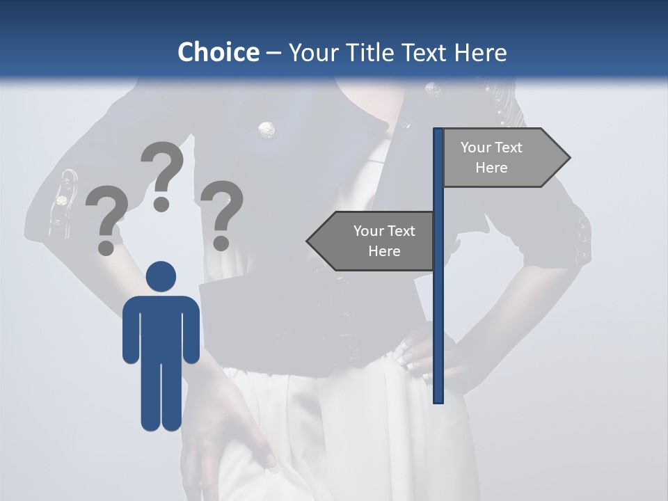 Femininity Black Woman PowerPoint Template