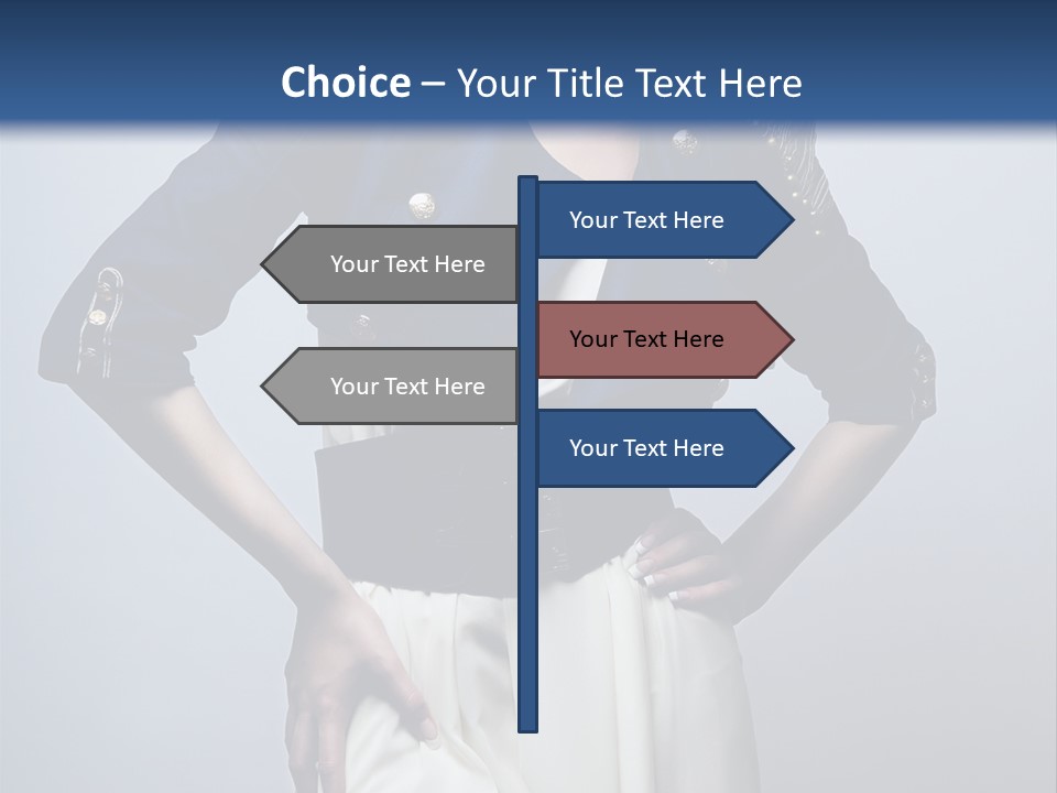 Femininity Black Woman PowerPoint Template