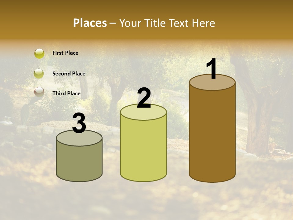 Evening Greece Tone PowerPoint Template