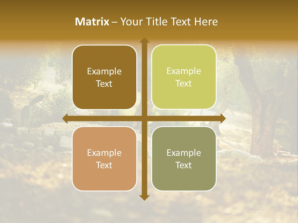 Evening Greece Tone PowerPoint Template